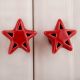 Red Star Ceramic Knob
